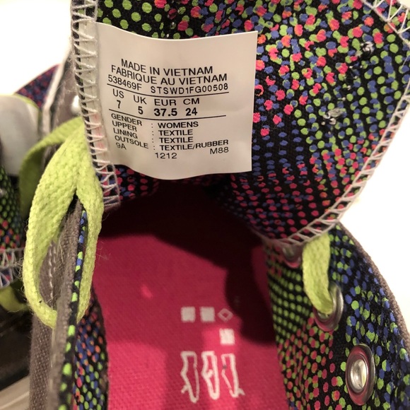 Grey Converse All Star Sneakers - Picture 3 of 5